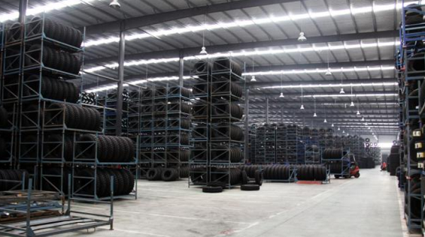 Inside the Lahiru Rubber Industries factory in Kalutara